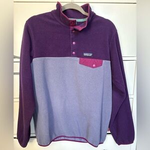 Patagonia Synchilla pullover purple size Large